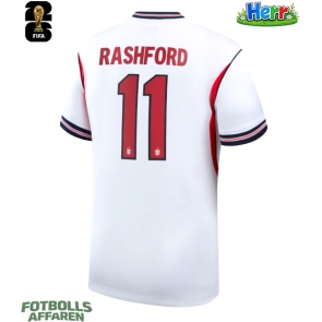 England Marcus Rashford #11 Hemmatröja VM 2026 Kortärmad